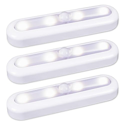 STAR-SPANGLED 7” Dimmable LED Stick on Push Tap Lights AAA Battery, 3 Pack - color: 3 Color Modes & Dimmable, size: 7 inch, Push Control (3 Pack)