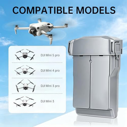 5000mAh Mini 5 Pro/4 Pro/3 Battery,(1 Pack) 52 Mins Max Flight Time Replacement Intelligent Flight Battery,Compatible with DJI Mini 5 Pro Drone - size: Battery*1