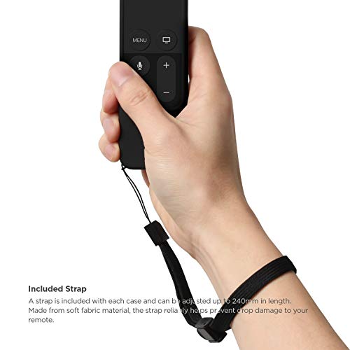 elago R1 Intelli Case for Apple TV Siri Remote 4K / 4th Gen - color: Black