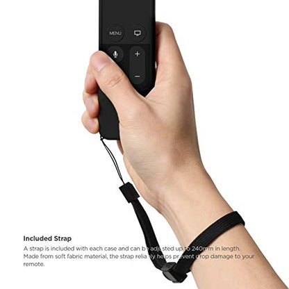 elago R1 Intelli Case for Apple TV Siri Remote 4K / 4th Gen - color: Black