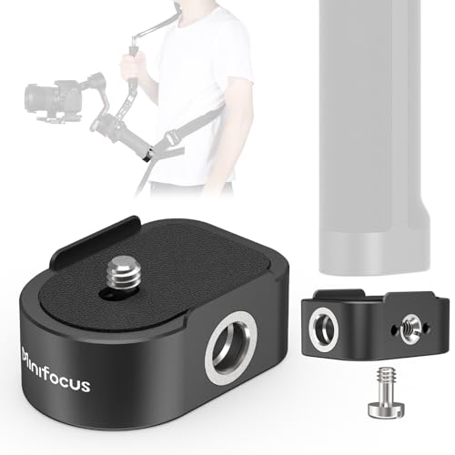 Battery Handle Base, Baseplate Accessory Mounting Bracket with QD Socket, Compatible with DJI RS 4/RS 4 Pro/RS 3/RS 3 Pro/RS 2, 1/4" & 3/8" Threads - color: W3206