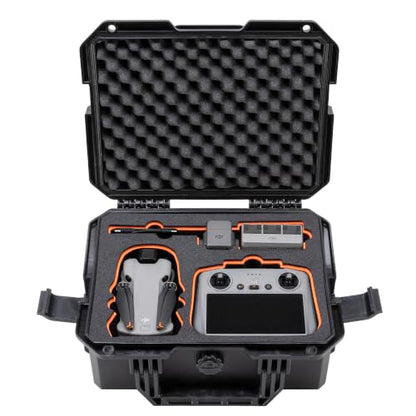 Eylar 13.8" Intact Series Compact Hard Drone Case, Fits DJI Mini 4 & 5 Pro, Waterproof Crushproof, with Protective Foam
