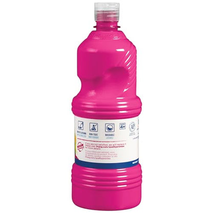 Prang Washable Tempera Paint, Magenta, 32 Oz., 1 Count - color: Magenta