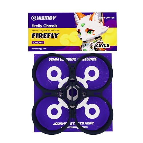 HISINGY Universal Drone Propeller Guard for FIREFLY Collection,Mini Drone Propeller Protector Accessories, Lightweight,Easy Disassembly(Black) - color: Black