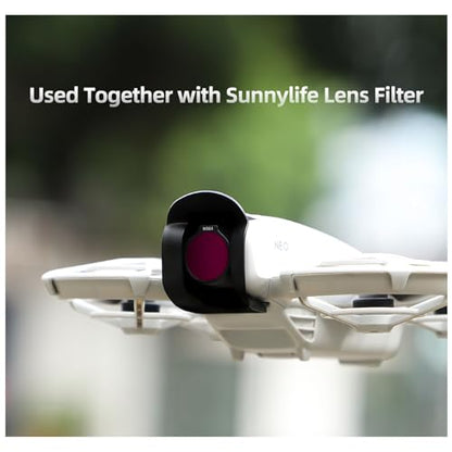 Lens Hood Gimbal Protector Anti-Glare Camera Sunshade Cover for DJI NEO Drone (Grey) - color: Grey
