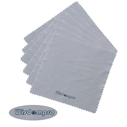 Wisdompro 12-Pack 4.75x4.75 Microfiber Cleaning Cloth for Lens & Screen - size: 4-3/4 x 4-3/4 Inch