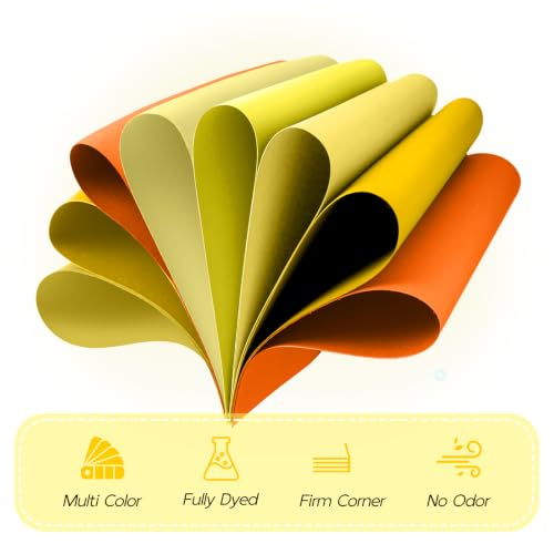 25 Pack Goefun Yellow Card Stock Paper 8.5 x 11 - color: Yellow