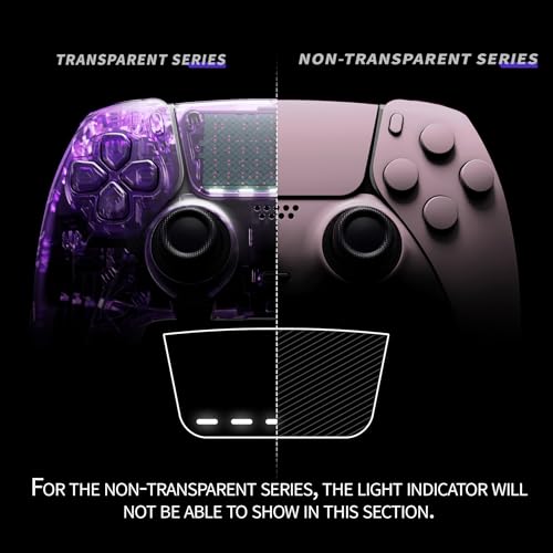 eXtremeRate Full Set Shell with Buttons Compatible with p s 5 Edge Controller, Cherry Blossoms Pink Replacement Decorative Trim Shell Front Back Plates Compatible with p s 5 Edge Controller - color: Cherry Blossoms Pink