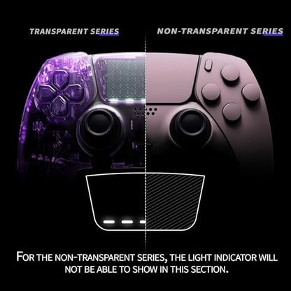 eXtremeRate Full Set Shell with Buttons Compatible with p s 5 Edge Controller, Cherry Blossoms Pink Replacement Decorative Trim Shell Front Back Plates Compatible with p s 5 Edge Controller - color: Cherry Blossoms Pink