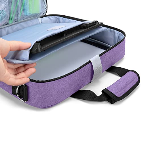LUXJA Carrying Bag for A4 Light Pad and Diamond Painting Tools, Purple - color: Purple