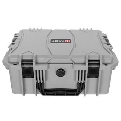 Eylar 18" Intact Series Hard Camera Case, Lightweight and Durable Stacker Design with Foam (Gray) - color: Gray