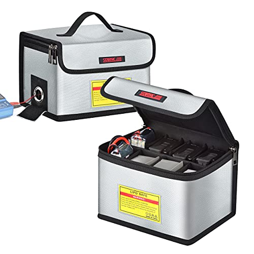 STARTRC Lipo Safe Bag Fireproof, 21.5 X 15 X 14cm, 21.5 x 15 x 14 cm, Pouch
