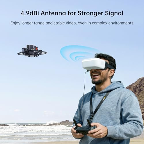 CADDXFPV Walksnail Goggles L, 1080p 4.5-Inch FPV Goggles, Head Tracking