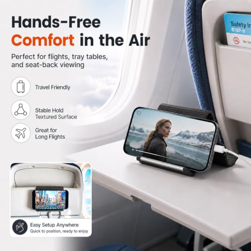Foldable Silicone Aluminum Phone Holder, Folded into Any Shape - color: Black-1PCS