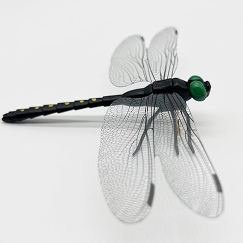 20 Pcs Black Dragon Fly Clips, Visual Predator Deterrent Fake Dragonfly - color: 20 Pcs Black