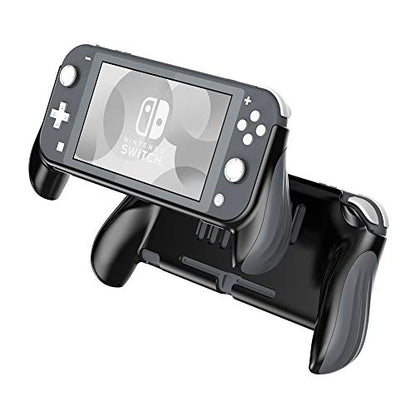 Grip Case for Nintendo Switch Lite,Hand Grips Handles Ergonomic Protective Case,Accessories Compatible with Nintendo Switch Lite (Black) - color: Black