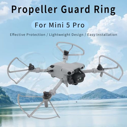 Mini 5 Pro Propeller Guards, 4Pcs Quick Release Propeller Blades Protector Anti-collision Paddle Bumper Rings for DJI Mini 5 Pro Drone Accessories