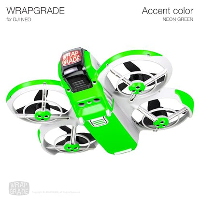 Wrapgrade for DJI NEO Accent Color Sticker (Neon Green) - color: Neon Green