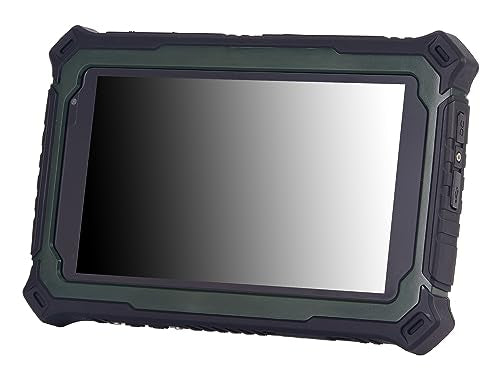 RT71-Pro Ruggedized Tablet - 7" 1200NIT High Bright, 8 Core 2.0GHz, Android 9, 4G LTE, Military Spec in Army Green