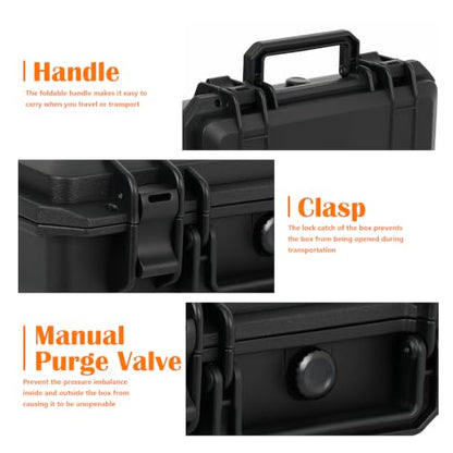IP67 Portable Waterproof Hard Case with Customizable Pick‑N‑Pluck Foam - size: RE-2716
