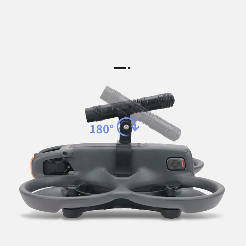 Drone Strobe Light Searchlight For DJI Avata 2 Night Flight Light Lamp with Mounting Bracket Adapter Clamp Holder for Avata 2 Accessories