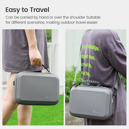 Skyreat Mini 4K/2 SE Drone Case, Portable Leather PU Case with Shoulder Strap, Handle and Propeller Holders