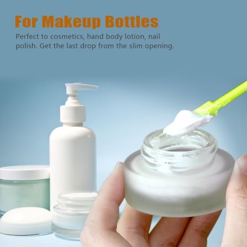 Silicone Spatula Set 6Pcs, Mini Jar Scraper for Makeup & Food - color: Color #1