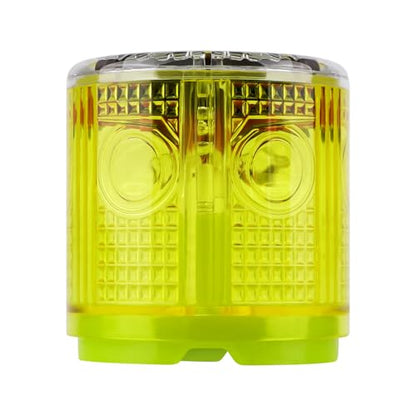 Aolyty Solar Strobe Warning Light, Magnetic Base, 360° Visible, Yellow - color: Yellow