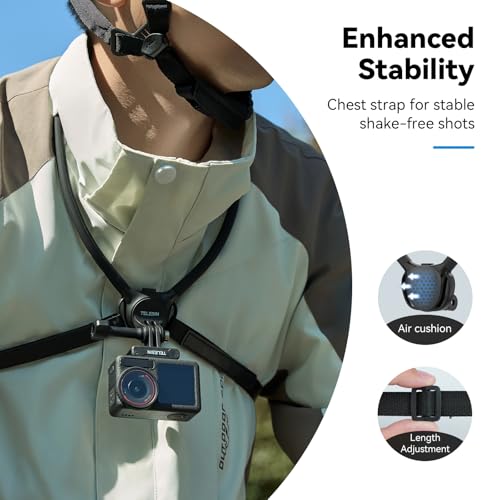 TELESIN Neck Mount Se 2.0 Combo Set, Magnetic Phone Holder for iPhone Android, Chest Strap Hand Free POV Video Phone Stand for iPhone 17 16 15 14 13 12 Samsung Android Action Cameras - style: Neck Mount Se 2.0+Magnetic Phone Holder