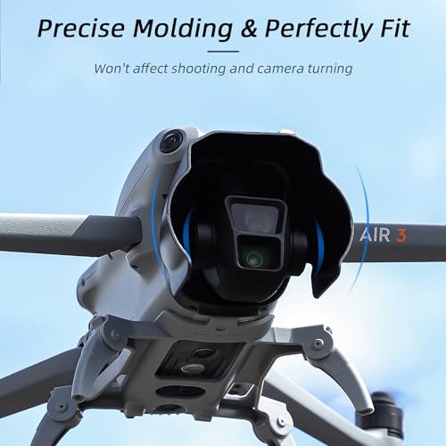 Lens Hood Protective Cover for DJI AIR 3, Drone Accessories Gimbal Lens Cap Sun Shade Camera Protector