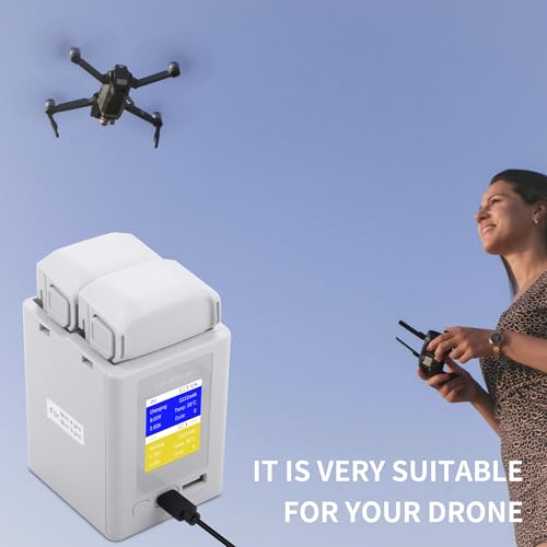 Mini3 Mini4 Pro Dual-Channel Battery Charger Two-Way Charging Hub