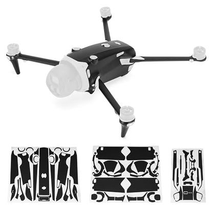 WRAPGRADE Full Wrap Skin Stickers Compatible with DJI Mavic 4 Pro (Stealth Black) - color: Stealth Black