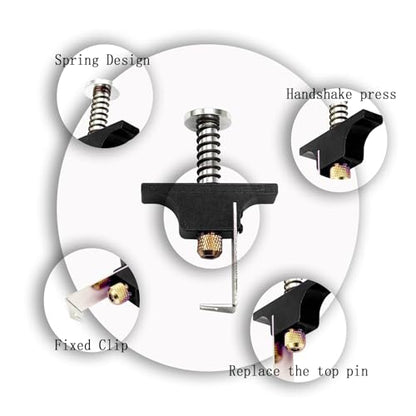 Propeller Puller Aluminum Alloy Removal Tool Props Remover， with Replacement Ejector Pins for RC FPV Drone BetaFPV Air65 75 (Black)