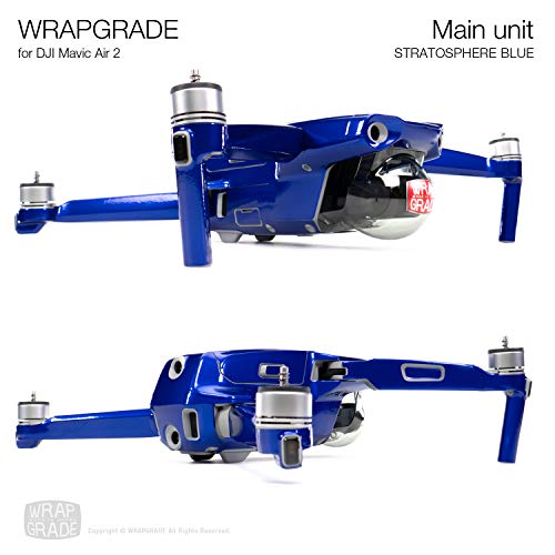 Wrapgrade Main Unit Skin Compatible with DJI Mavic Air 2 (Stratosphere Blue) - color: Stratosphere Blue