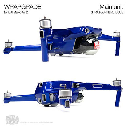 Wrapgrade Main Unit Skin Compatible with DJI Mavic Air 2 (Stratosphere Blue) - color: Stratosphere Blue