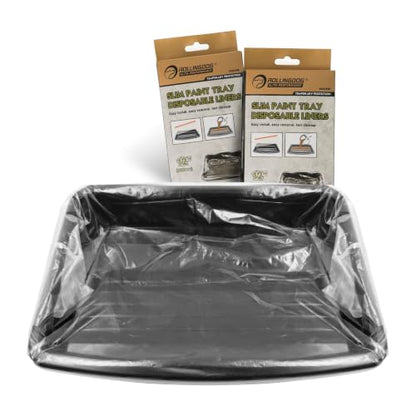 ROLLINGDOG 12" Paint Tray & 10PC Paint Tray Liners - color: Paint Tray and 10pc Tray Liners