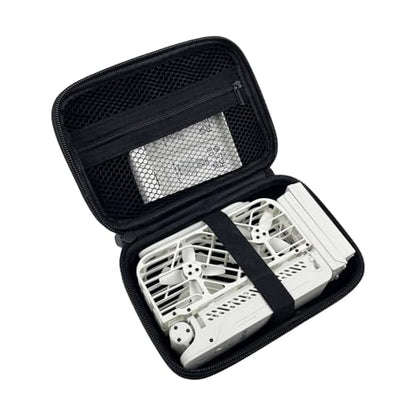 Black Hoverair X1 Camera Case - Store Drone, Charger, 2 Batteries - Smart Case with Carrying Strap