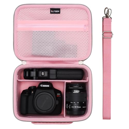 Small Camera Case Bag for Canon EOS Rebel T7/R50//R100 DSLR Camera Pink - color: Pink, size: Small