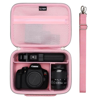 Small Camera Case Bag for Canon EOS Rebel T7/R50//R100 DSLR Camera Pink - color: Pink, size: Small