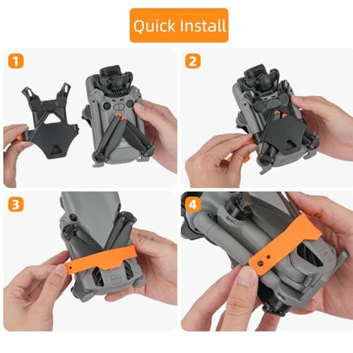 Propeller Holder for DJI Mini 5 Pro,Silicone Props Protector for DJI Mini 5 Pro (Black) - color: black