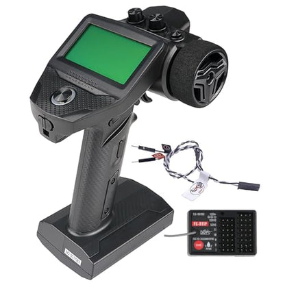 DTXMX Flysky FS-G7P+ Transmitter and FS-R11P Receiver 10CH for RC Car Boat