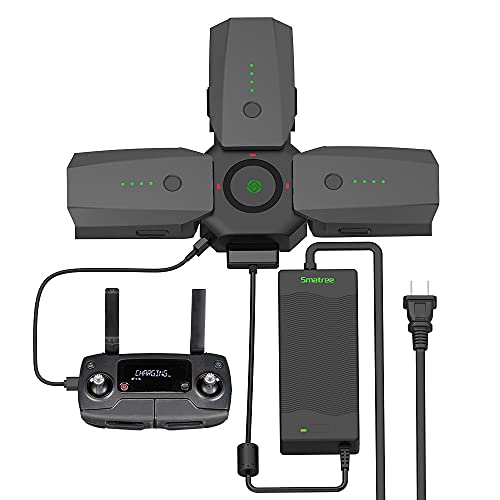 Smatree Mavic Pro Charging Station with Multi Battery Charger Compatible for DJI Mavic Pro/DJI Mavic Platinum Drone Intelligent Flight Battery