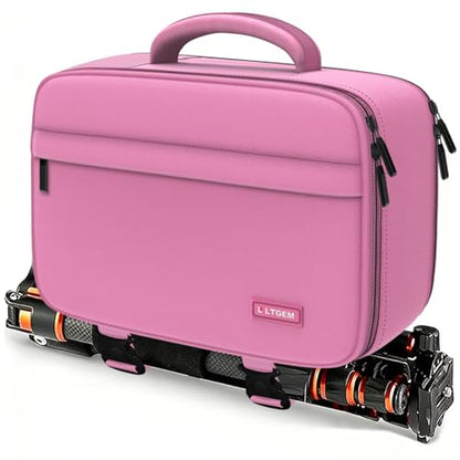 Camera Bag for Canon/Sony/Nikon DSLR SLR Camera and Multiple Lens Pink - color: Pink