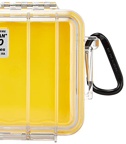 Pelican 1040 Micro Case (Yellow/Clear) - color: Yellow/Clear