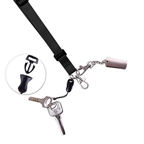 AMUU 6 Pcs Lanyard Adjustable Extend Length for ID Badges Holder - color: 6 Pack Lanyard