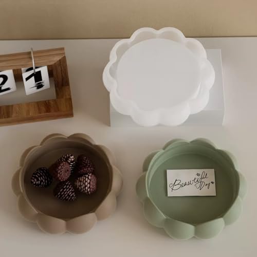 Lotus Bowl Resin Molds, Flower Tray Silicone Mold