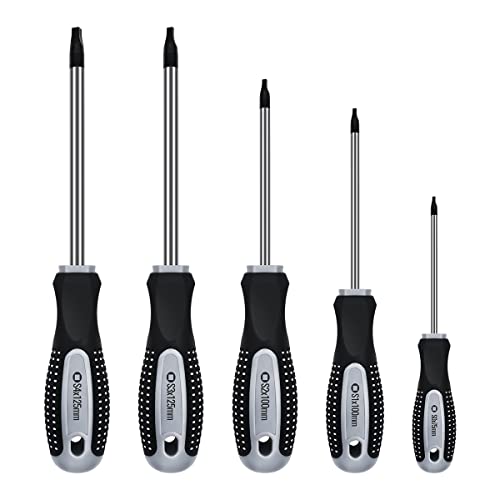 Narwhal Robertson Square Head Screwdriver Set (5 Pack in the Following Sizes: #0, #1, #2, #3, and #4) Forged Steel with Magnetic Tips & Soft Ergonomic Handle - style: Square