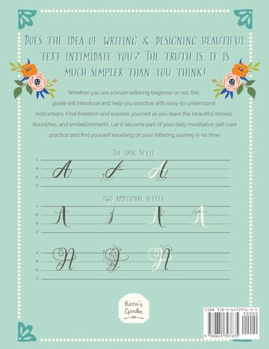 The Lettering Workbook for Small Tip Brush Pen: A Simple Guide to Hand Lettering and Modern Calligraphy