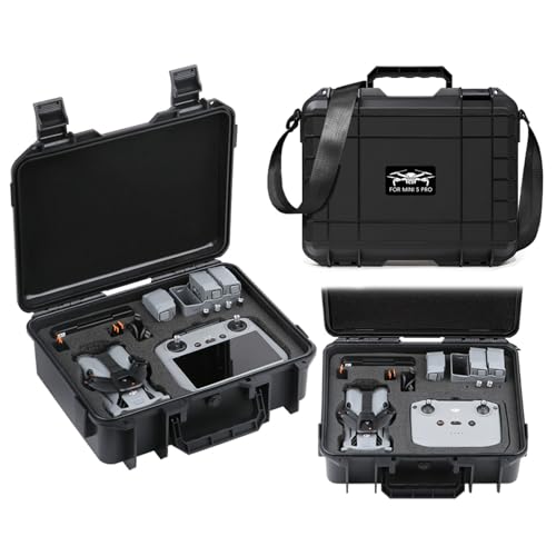 Mini 5 Pro Hard Carrying Case, Portable Travel Storage Case for DJI Mini 5 Pro Accessories for RC 2/RC-N3 Controller