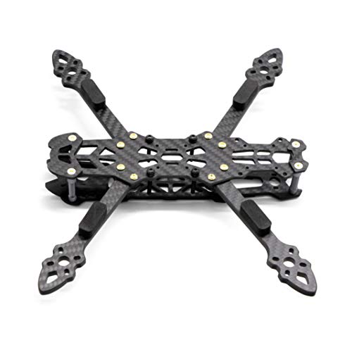 225mm FPV Racing Drone Frame Carbon Fiber 5 inch Quadcopter Freestyle Frame Kit with Lipo Battery Strap